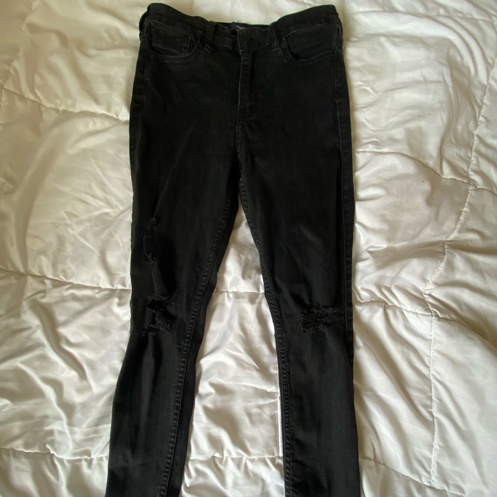 Hollister crop high rise
